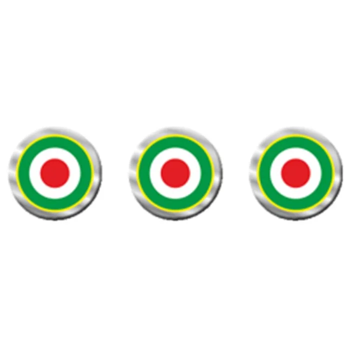 Adesivi Coccarda Italia 3D Medio GAT