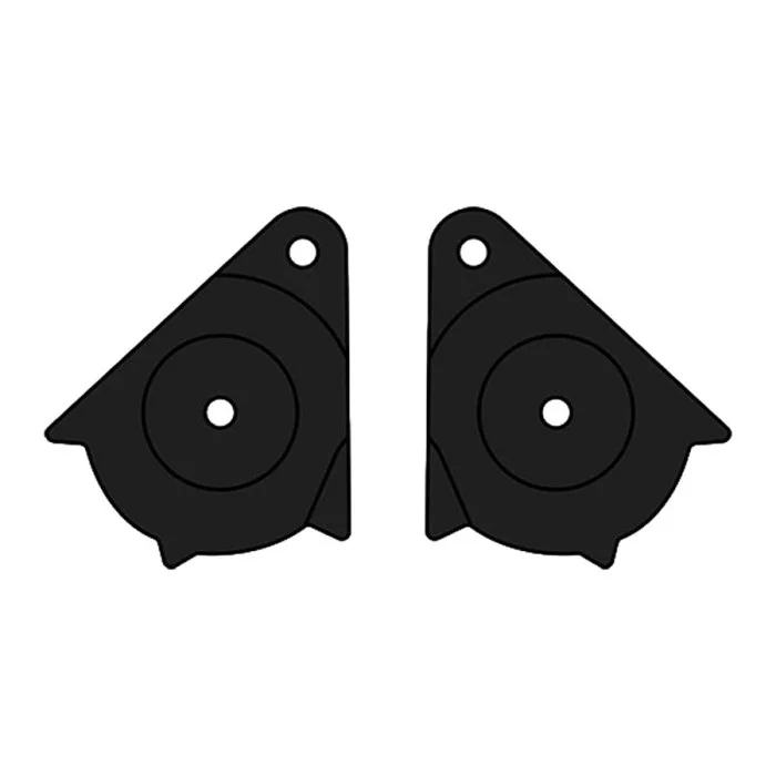 Visiera e accessori Kit sottoplacche visiera casco Commander AIROH