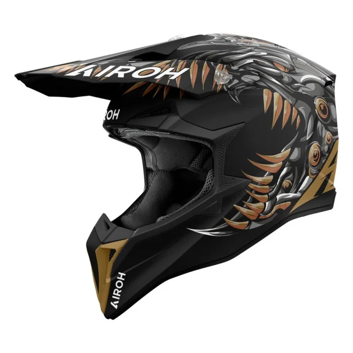 Casco Cross Wraaap Cyborg AIROH