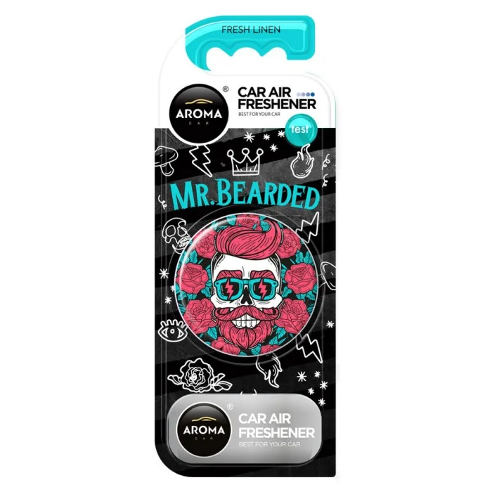 Profumi da bocchetta aria Mr Bearded Fresh Linen AROMA CAR