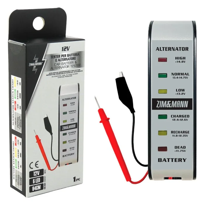 Tester batteria e alternatore 12V ZIM&MANN