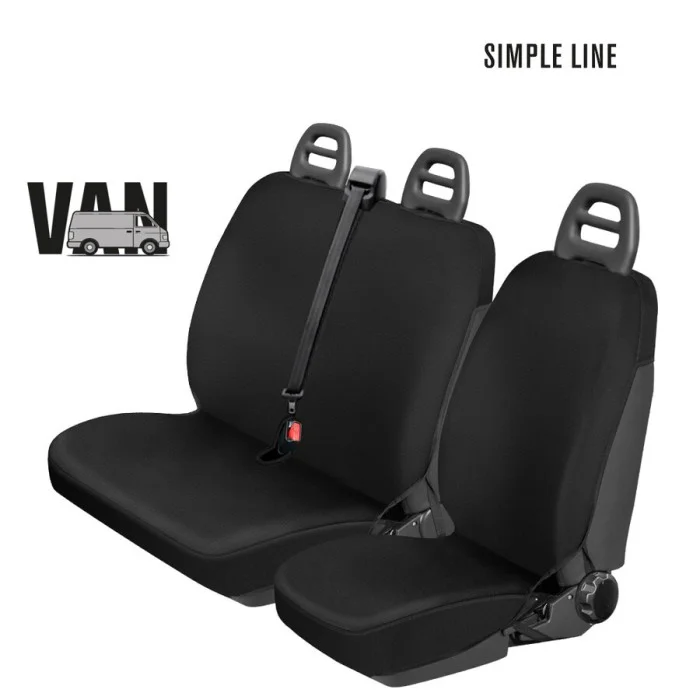 Coprisedili furgone Simple - Van Citroen Jumper, Jumpy, Fiat Ducato, Scudo, Ford Transit, Iveco Daily, Mercedes Sprinter, Vito, Nissan Trade, Opel Movano NORRIS