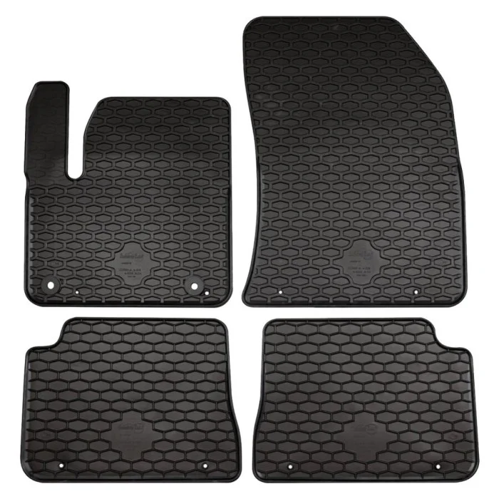 Tappeti in gomma-Pvc specifico Alfa Romeo Junior, Fiat 600, Jeep Avenger INT AUTO