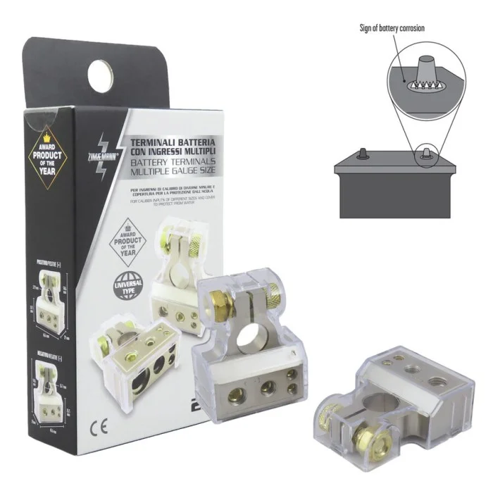 Morsetti batteria Con ingressi multipli ZIM&MANN