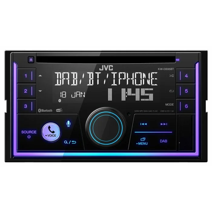 Autoradio DIN doppio KW-DB95BT JVC