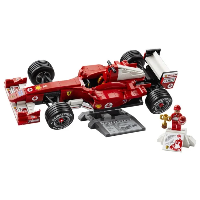 Costruzioni Lego Icons - Ferrari F2004 e Michael Schumacher LEGO