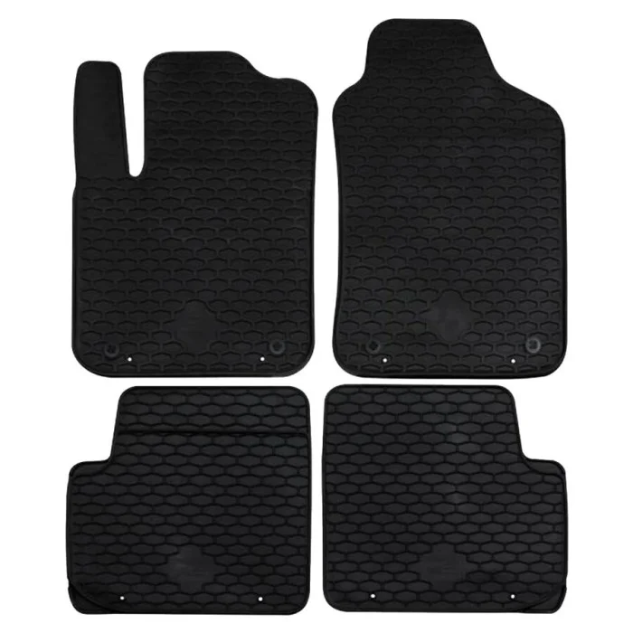 Tappeti in gomma-Pvc specifico Fiat 500, 500C INT AUTO