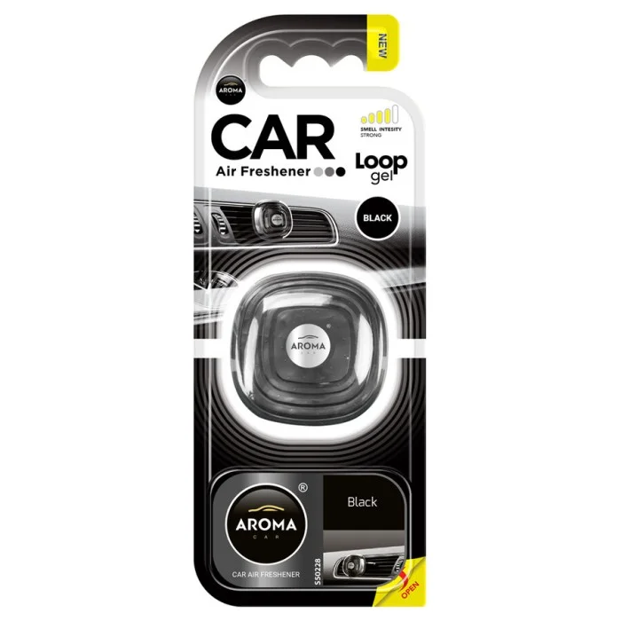Profumi da bocchetta aria LOOP GEL Black AROMA CAR
