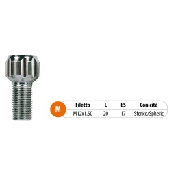 Bulloni antifurto e chiavi Seat Cordoba, Ibiza, Toledo TECNOSTEEL