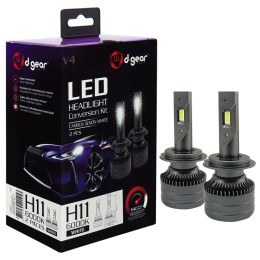 Lampadine H11 Led Headlight Conversion Kit V4 D-GEAR