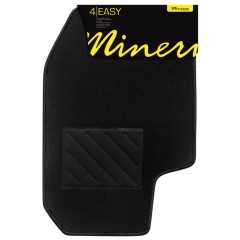 Tappeti in moquette universale Easy Abarth 500, Grande Punto, Alfa Romeo Giulia 2Wd, Giulietta, Mito, Stelvio, Audi A1, A3, A4, A4 Allroad MINERVA