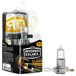 Lampadina alogena Clear H3 ROAD DUEL