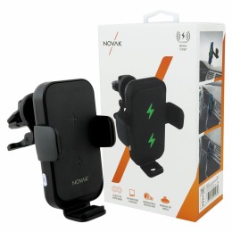 Supporto-caricabatteria wireless Da presa d'aria + ventosa NOVAK