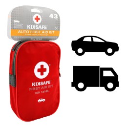 Cassetta Pronto Soccorso Per auto e furgoni DIN 13164 KIKSAFE