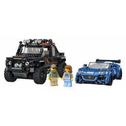 Costruzioni Speed Champions - Jaguar Project 7 e Land Rover Defender LEGO