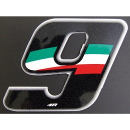 Numeri e lettere adesive Flag GAT