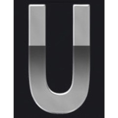 Adesivi lettere e numeri Chrome Logo LAMPA