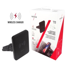 Supporto-caricabatteria wireless Da presa d'aria NOVAK
