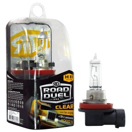 Lampadina alogena Clear H11 ROAD DUEL