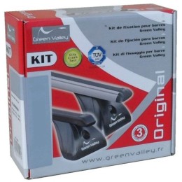 Kit attacchi barre auto Original Kit Renault Arkana 5 porte 2021> Renault Arkana 5 porte 2021 > Tetto Normale GREEN VALLEY