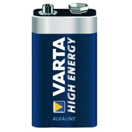 Batteria alcalina High Energy 9V VARTA