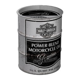 Salvadanaio Harley Davidson Power Motorcycle Blend Oil NOSTALGIC ART