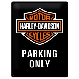Cartello in latta Harley Davidson Parking Only NOSTALGIC ART