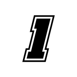 Numeri e lettere adesive Race moto GP GAT
