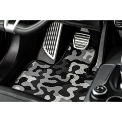 Tappeti in moquette universale Elite Abarth 500, Grande Punto, Alfa Romeo Giulia 2Wd, Giulietta, Mito, Stelvio, Audi A1, A3, A4, A4 Allroad MINERVA