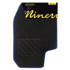 Tappeti in moquette universale Easy Abarth 500, Grande Punto, Alfa Romeo Giulia 2Wd, Giulietta, Mito, Stelvio, Audi A1, A3, A4, A4 Allroad MINERVA