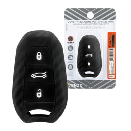 Cover chiave Carbon Edition Citroen C3, C4, DS5, DS6, XR, Peugeot 2008, 208, 3008, 301, 308 VENZO