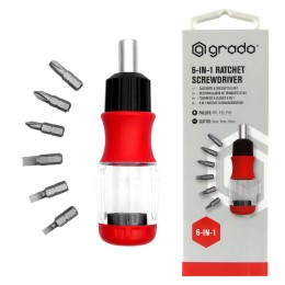 Cacciavite A cricchetto 6 in 1 GRADO