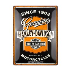 Cartello in latta Harley Davidson NOSTALGIC ART