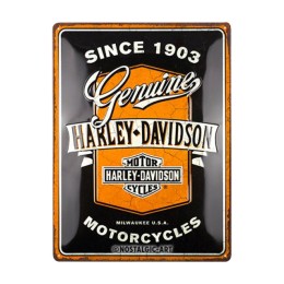 Cartello in latta Harley Davidson NOSTALGIC ART