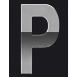 Adesivi lettere e numeri Chrome Logo LAMPA