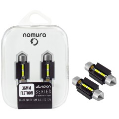 Lampadina a siluro a led SV8,5 Canbus Obsidian NOMURA