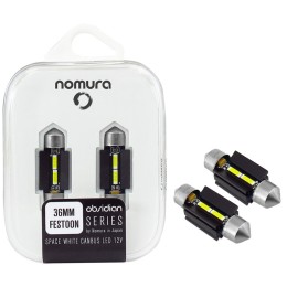 Lampadina a siluro a led SV8,5 Canbus Obsidian NOMURA