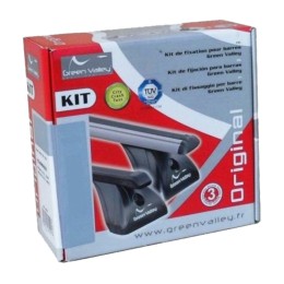 Kit attacchi barre auto Original Kit Citroen C3 5 porte 2002>2009 Citroen C3 5 porte 2002 > 2009 Tetto normale GREEN VALLEY