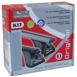 Kit attacchi barre auto Original Kit Volkswagen Taigo 5 porte 2022> Volkswagen Taigo 5 porte 2022 > Tetto Normale GREEN VALLEY