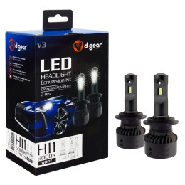 Lampadine H11 Led Headlight Conversion Kit V3 D-GEAR
