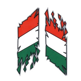 Adesivi Bandiera Italia spezzata GAT
