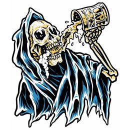 Adesivi Beer Reaper LETHAL THREAT