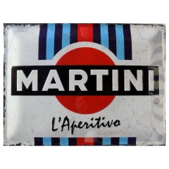 Cartello in latta Martini NOSTALGIC ART