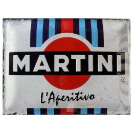 Cartello in latta Martini NOSTALGIC ART