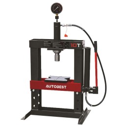Pressa idraulica 10T con manometro AUTOBEST