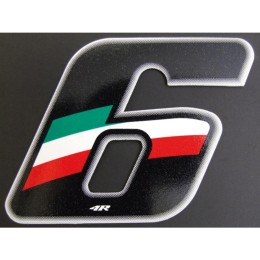 Numeri e lettere adesive Flag GAT