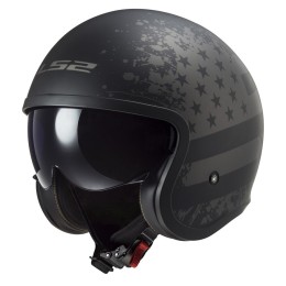 Casco Jet Vintage OF599 Black Flag LS2 HELMETS