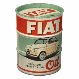 Salvadanaio Fiat - Premium Protection Oil NOSTALGIC ART