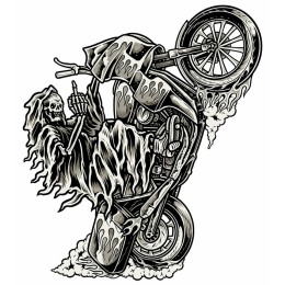 Adesivi Wheelie Reaper LETHAL THREAT