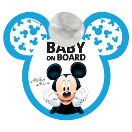 Targhetta Baby on board Mickey DISNEY